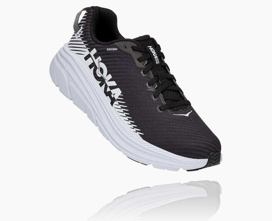 Tenis Hoka One One Hombre Negros/Blancos - Rincon 2 - NSGJ20936